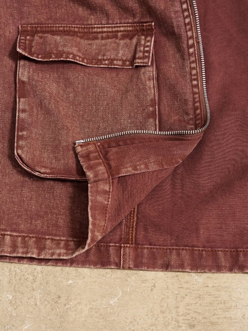 Brown Casual Women's Zipper Long Sleeve Jacket - Picture 2 of 9